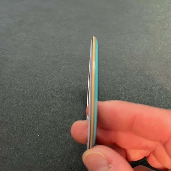 Vintage Plastic Bracelet, Black, White, Multicolor, Thin, Retro, Boho - Picture 3 of 9